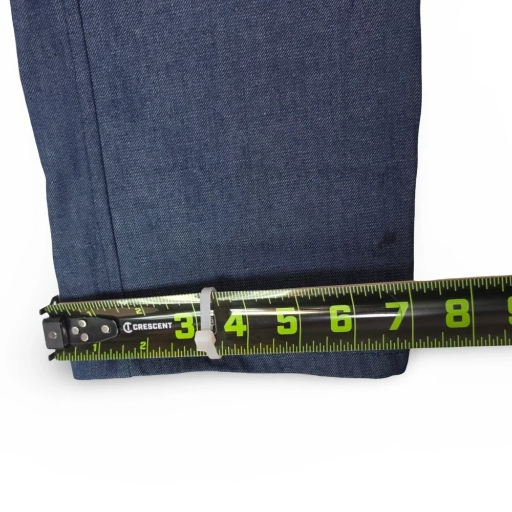 Assembly New York Mens 32 Blue Pleated Drawstring Chambray Trouser Pants Bottoms